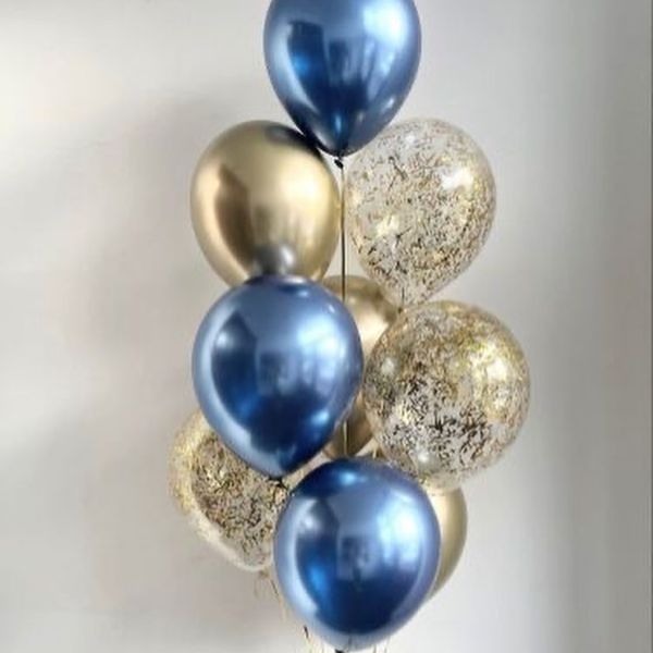 Helium balloons and foils